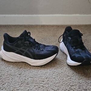 Asics Black Athletic Sneakers 6.5 Womens